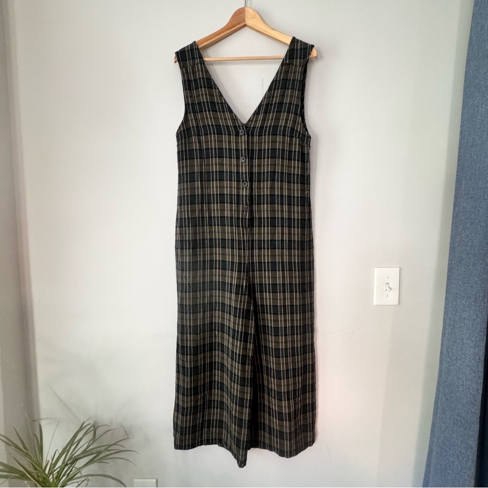 Plaid Jumpsuit